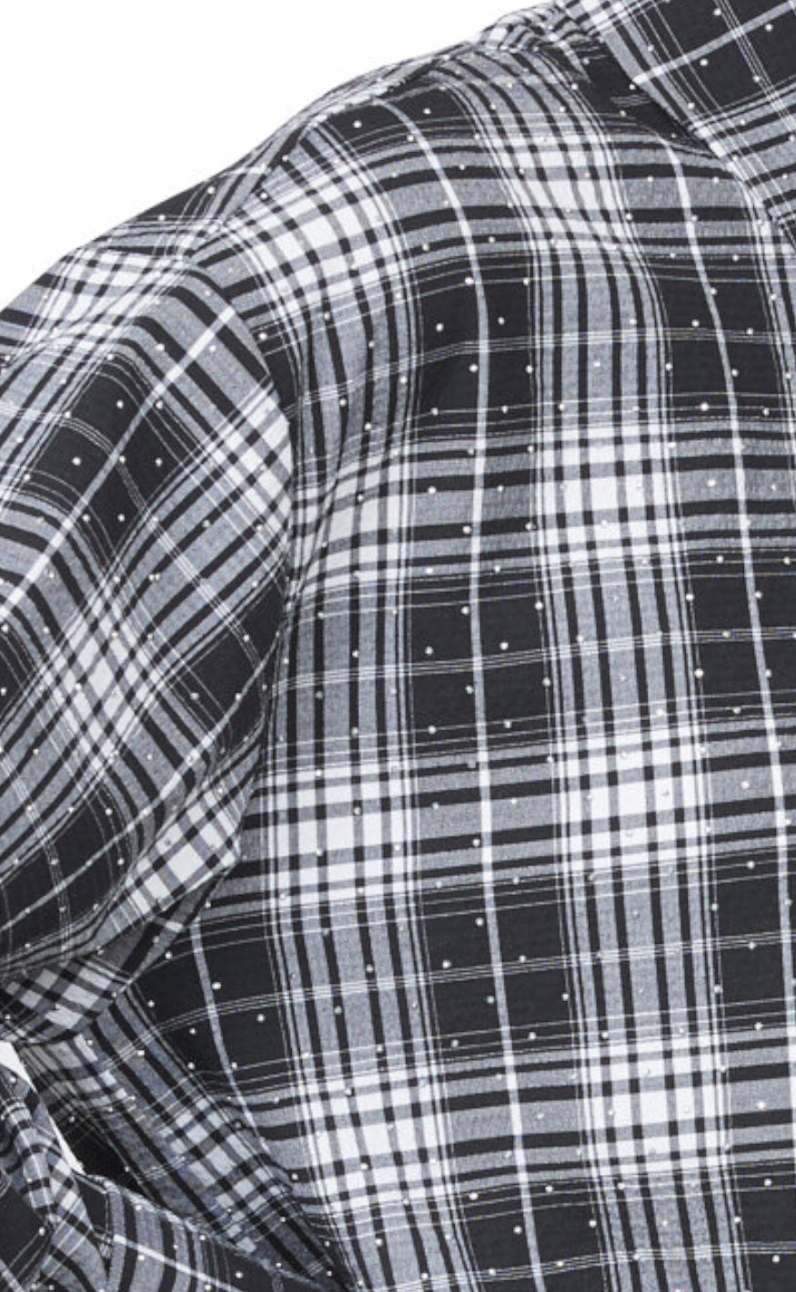 Love & Divine Skjorte  - Love1016-1 - Black Check/Stone
