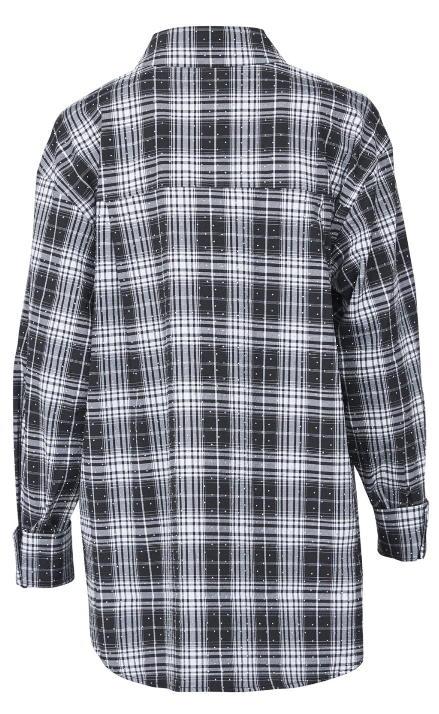 Love & Divine Skjorte  - Love1016-1 - Black Check/Stone