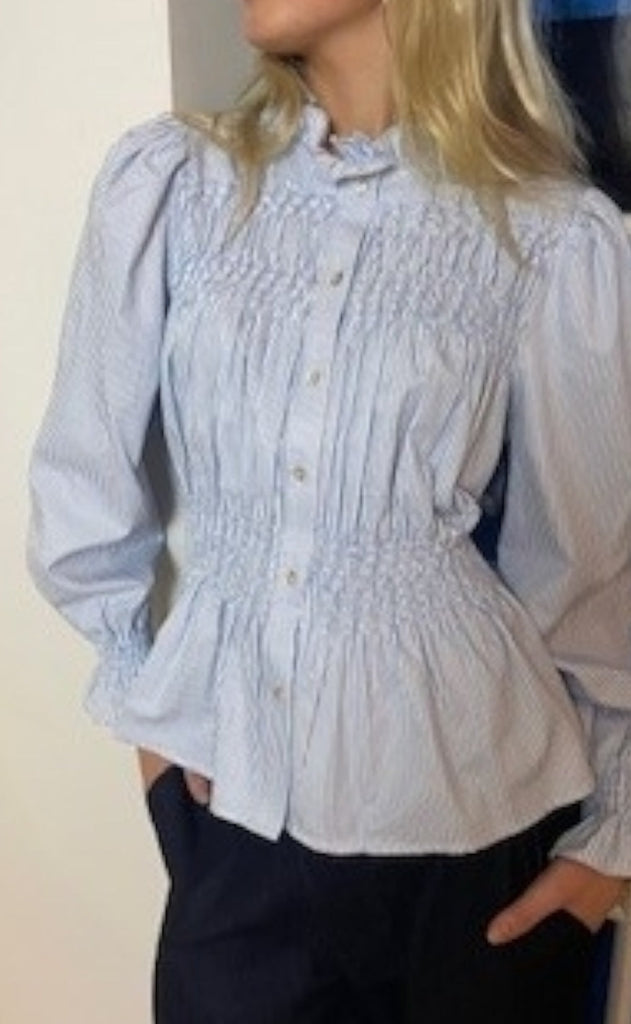 Continue Bluse - Julia - Blue Stripe