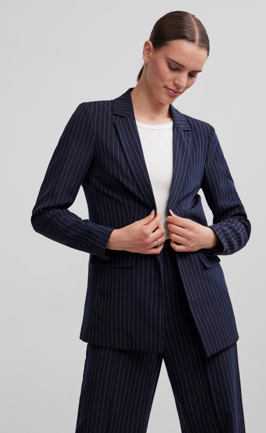 Pieces Blazer - Bossy - Sky Captain/Pinstripe