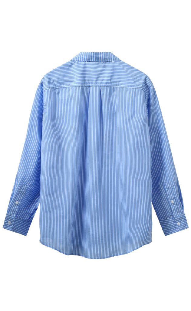 H2O Skjorte - Rønne Essential - Sky Blue/White