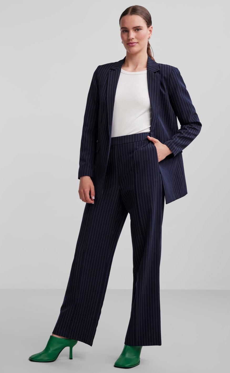 Pieces Blazer - Bossy - Sky Captain/Pinstripe