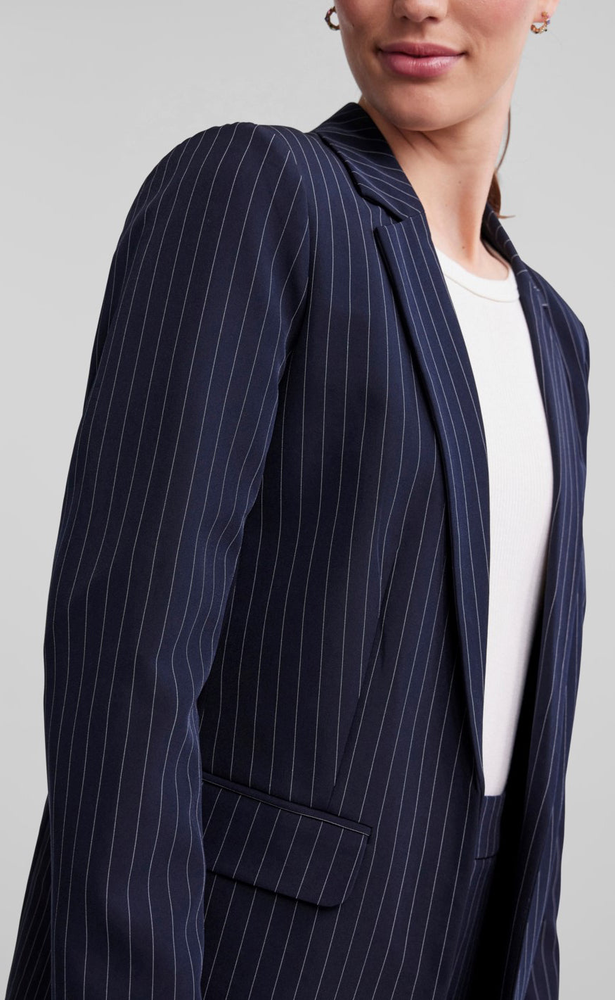 Pieces Blazer - Bossy - Sky Captain/Pinstripe
