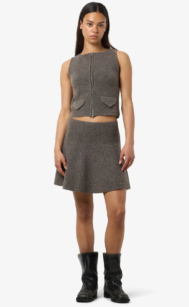 Noisy May Skjørt - Sloan - Morel Melange