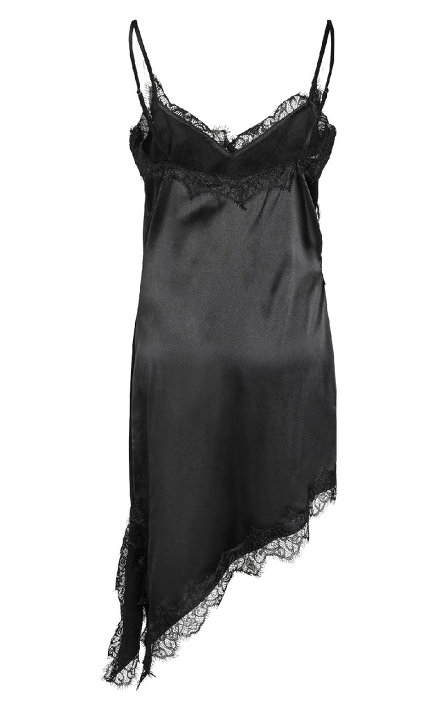 Noisy May Kjole - Sofie Satin - Black