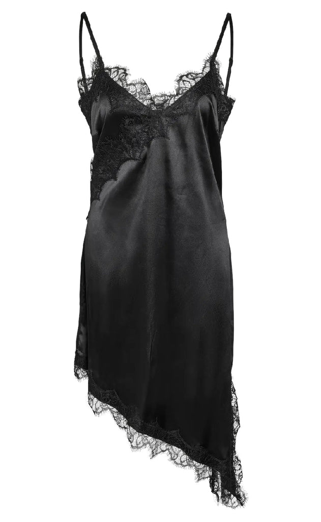 Noisy May Kjole - Sofie Satin - Black