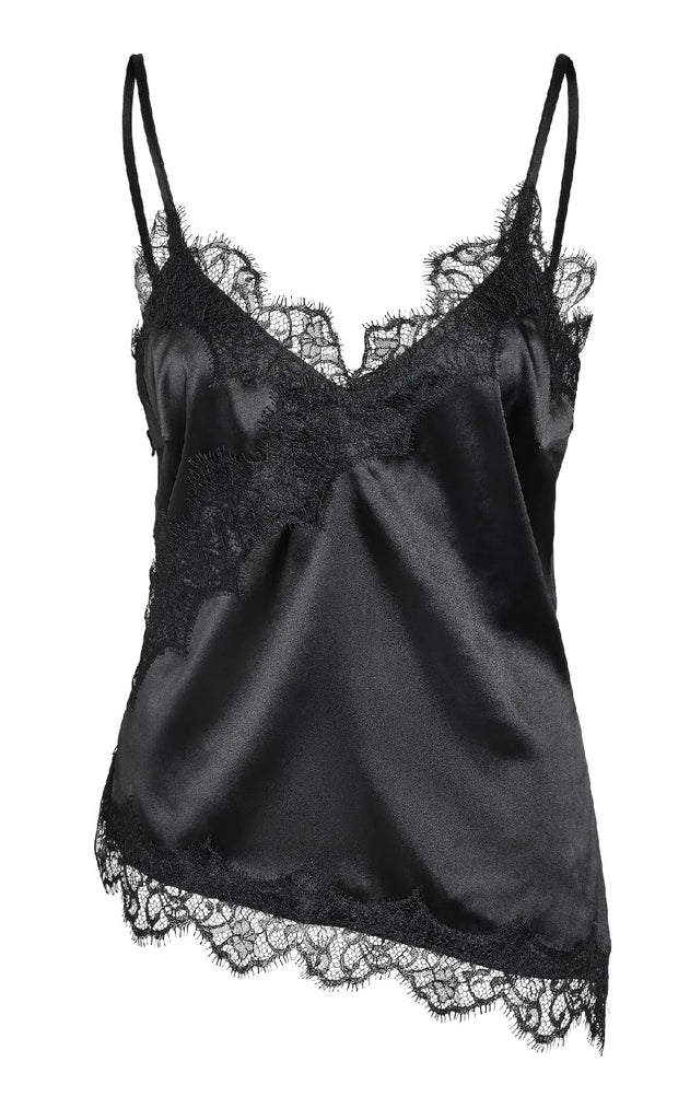 Noisy May Topp - Sofie Satin - Black