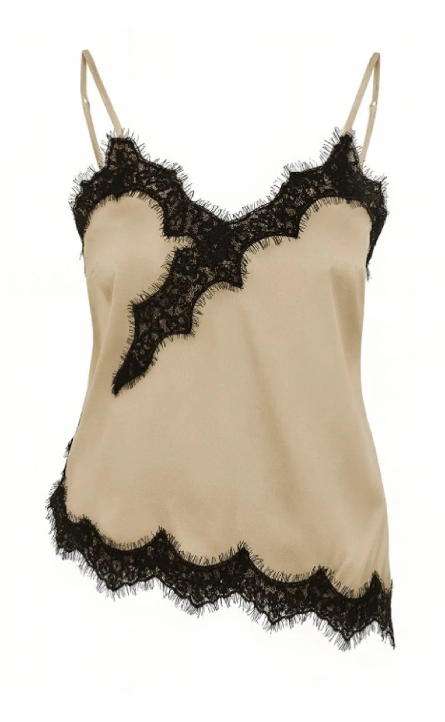 Noisy May Topp - Sofie Satin - Birch