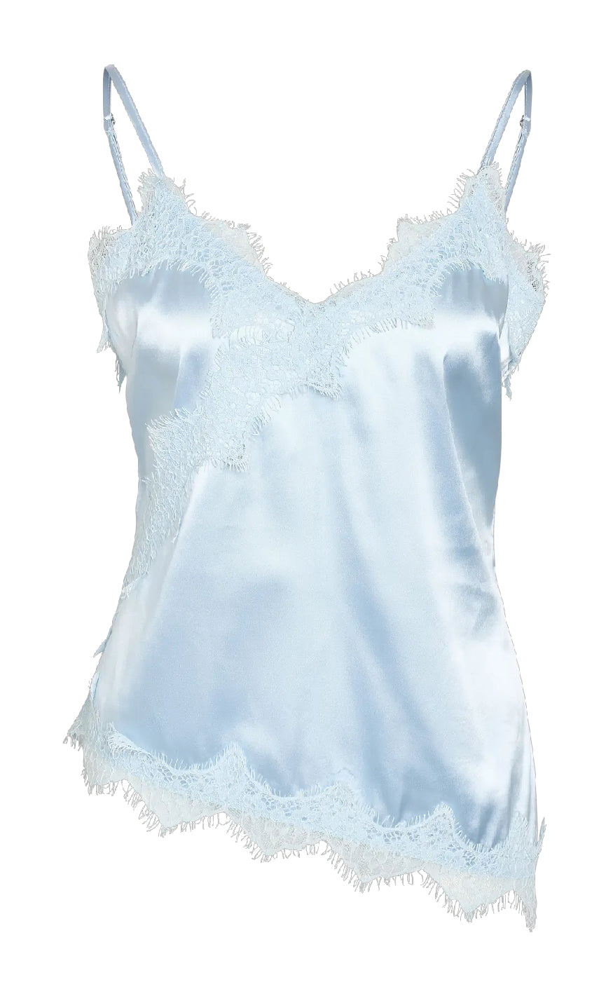 Noisy May Topp - Sofie Satin - Cerulean