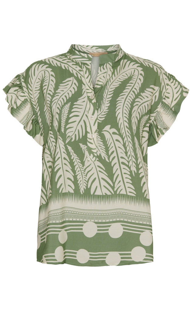 Marta Du Chateau Bluse - Solrun - Military