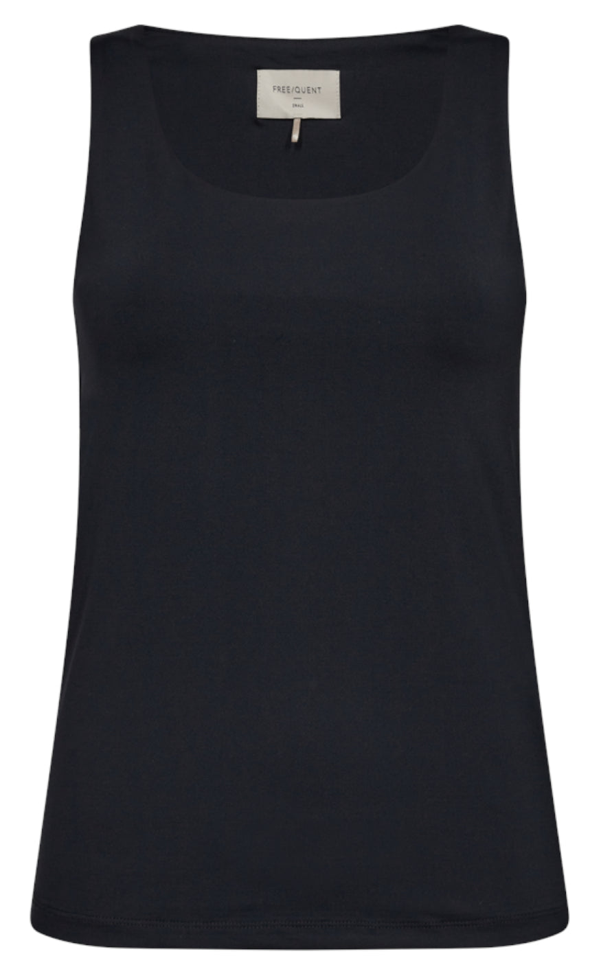 Freequent Topp - Sonia - Black