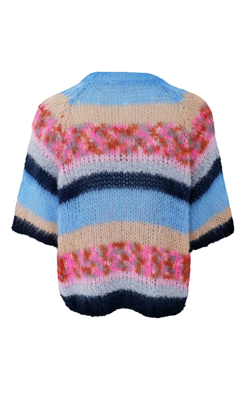 Black Colour Genser - Sophie - Blue Multi