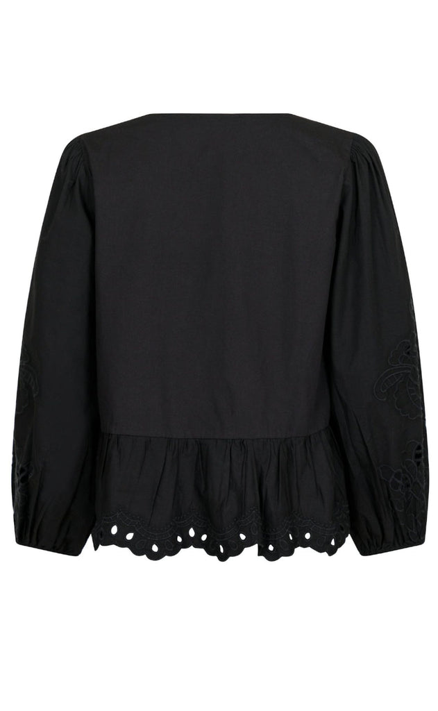 Neo Noir Bluse - Maja - Black