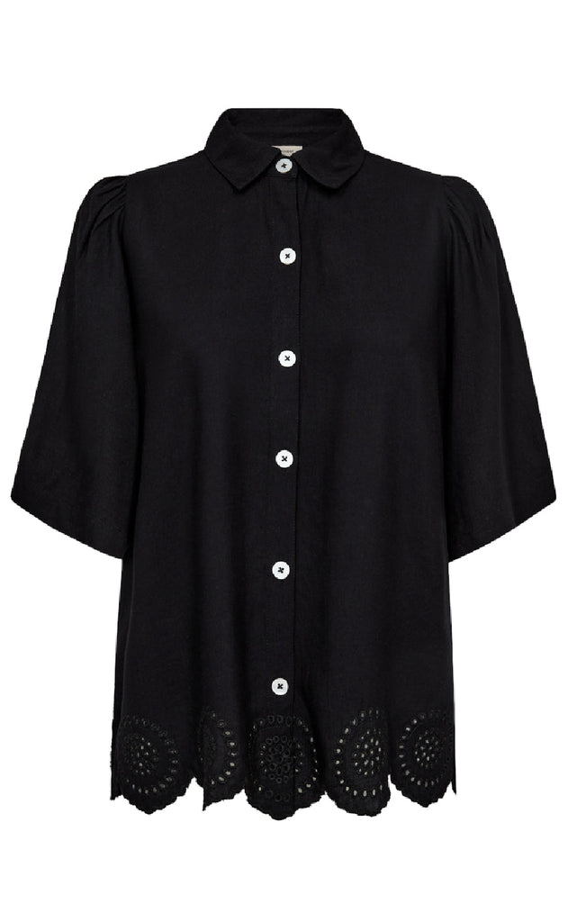 Freequent Bluse - Linus - Black