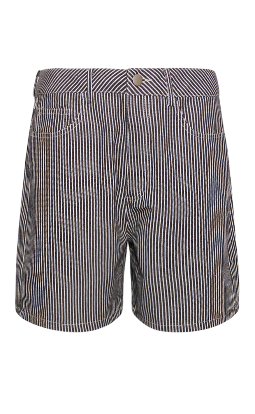Noella Shorts - Spencer - Black/White Stripe