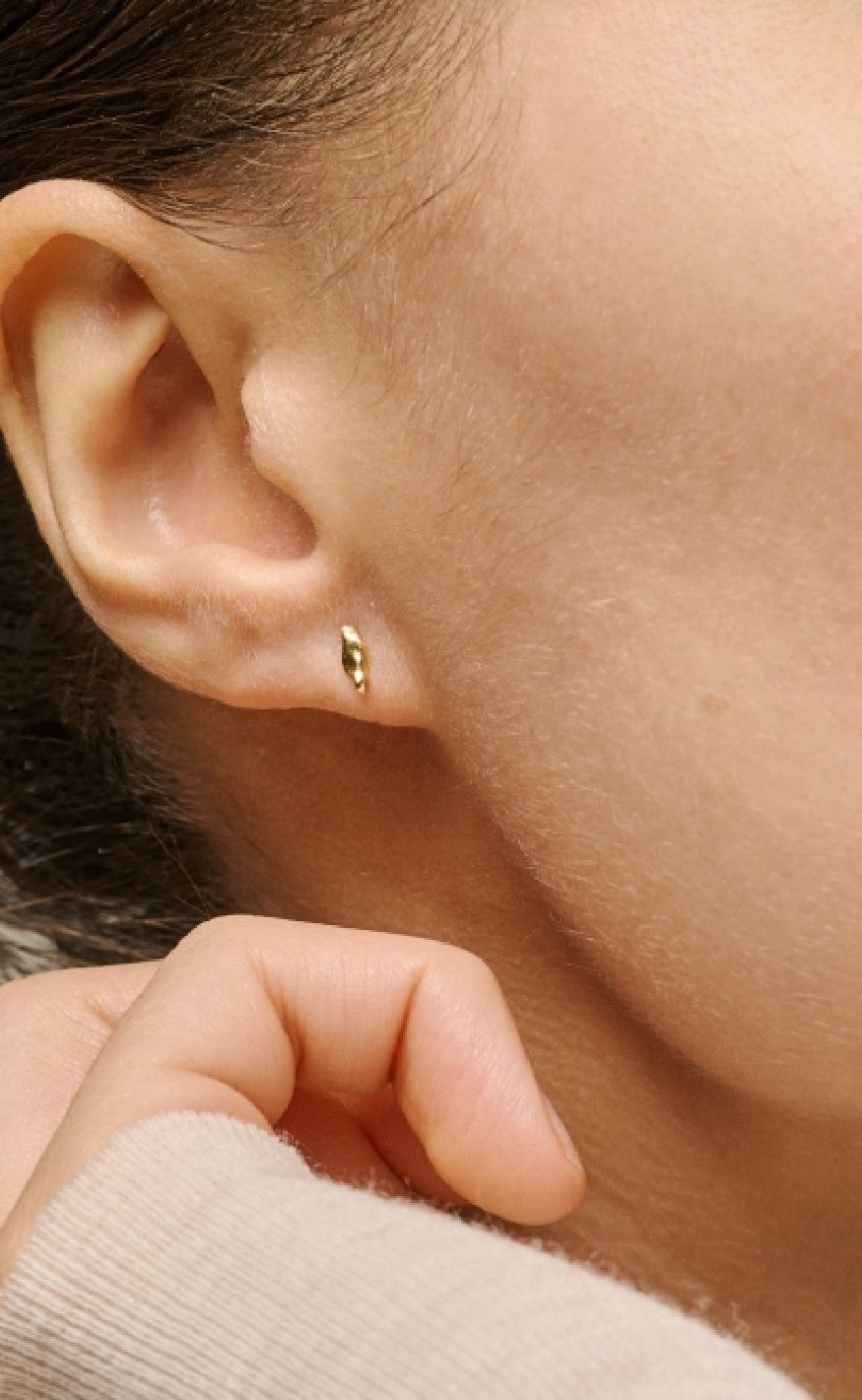 ENAMEL Copenhagen Øreringer - India Petit - Gold Colour