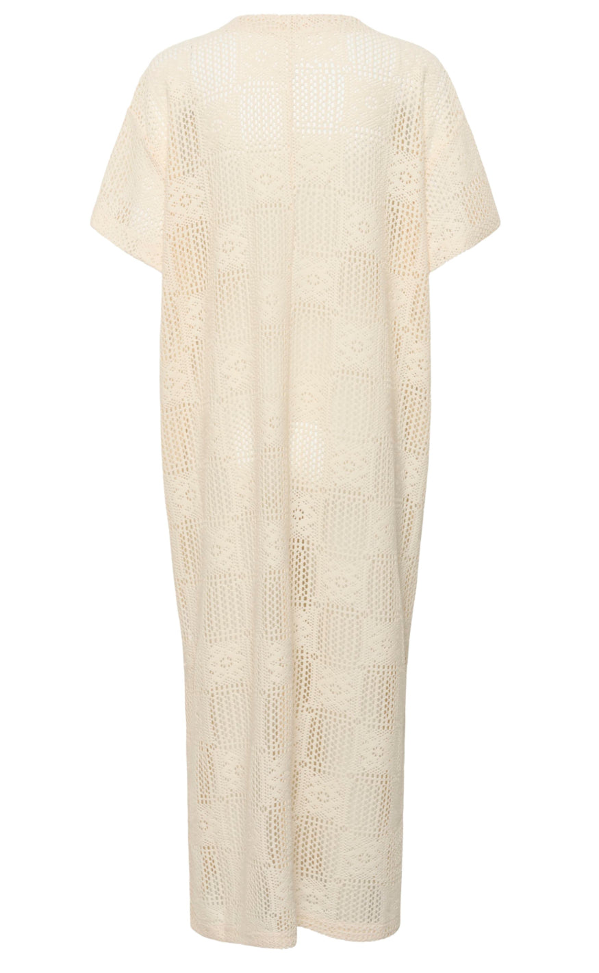 Culture Kjole - Consta Kaftan - Whitecap
