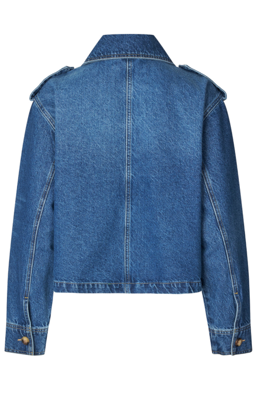 Global Funk Jakke - Steffia-G - Mid Vintage Blue