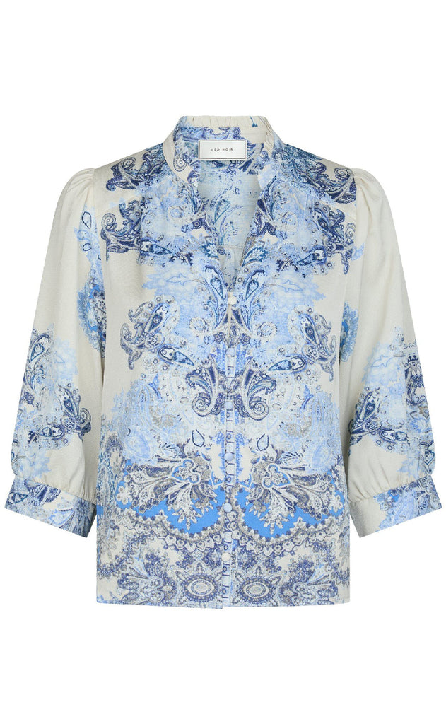 Neo Noir Bluse - Roselle Artist - Powder Blue
