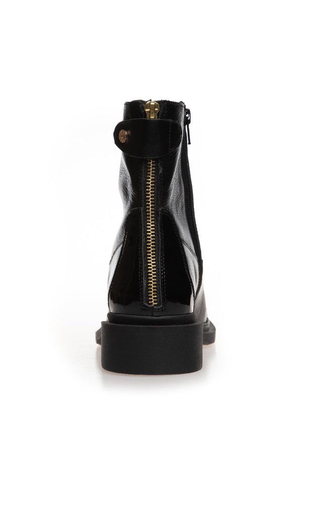 Copenhagen Shoes Støvler - As You See - Black W. Patent Toe