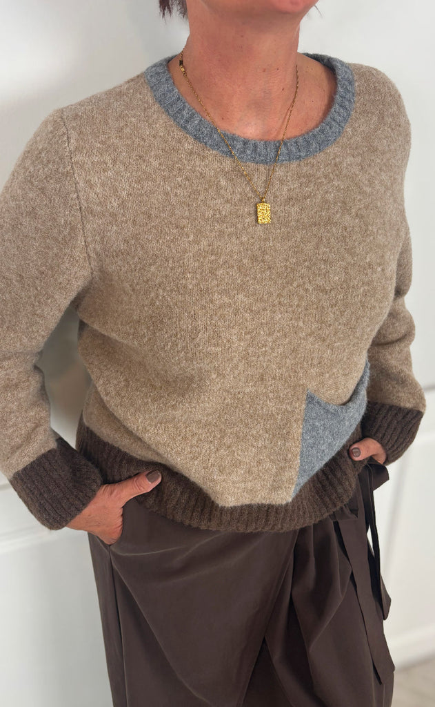 Marta Du Chateau Genser - Elora - Camel Denim