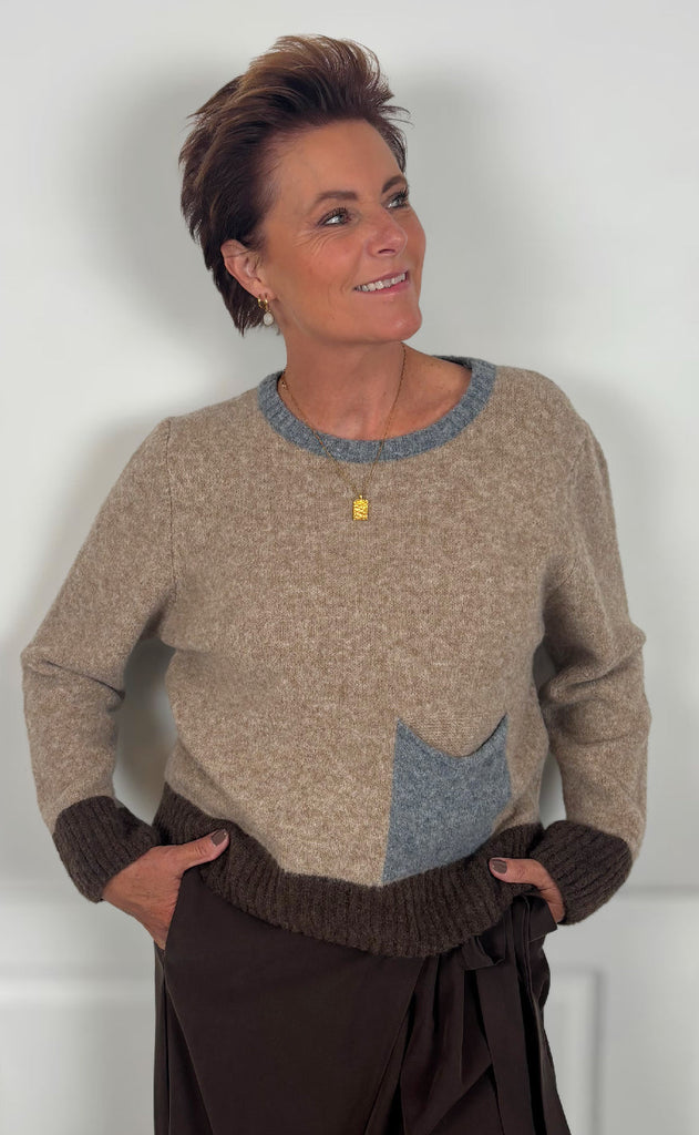 Marta Du Chateau Genser - Elora - Camel Denim