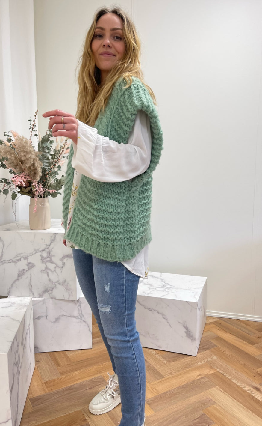 Marta Du Chateau Cardigan -  410 - Aqua