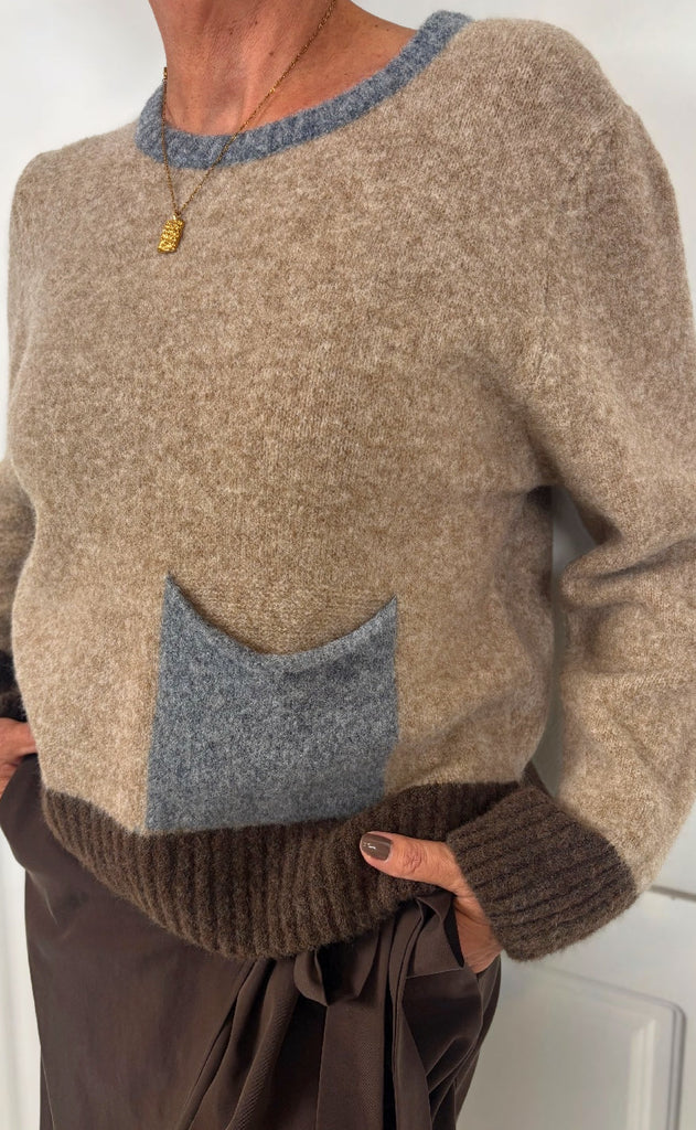 Marta Du Chateau Genser - Elora - Camel Denim