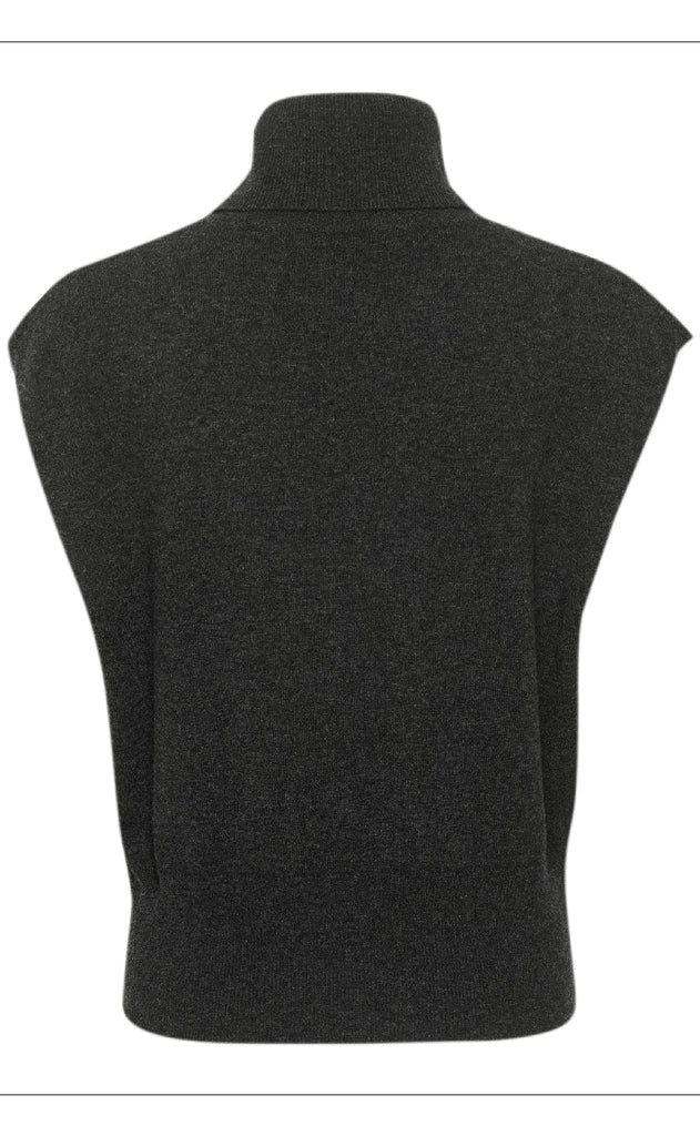 Gestuz Vest - Manzi - Deep Graphite Melange