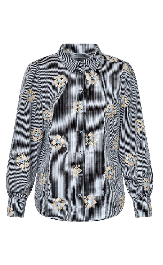 Love & Divine Skjorte - Love919-19 - Black Stripes