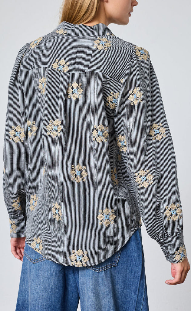 Love & Divine Skjorte - Love919-19 - Black Stripes