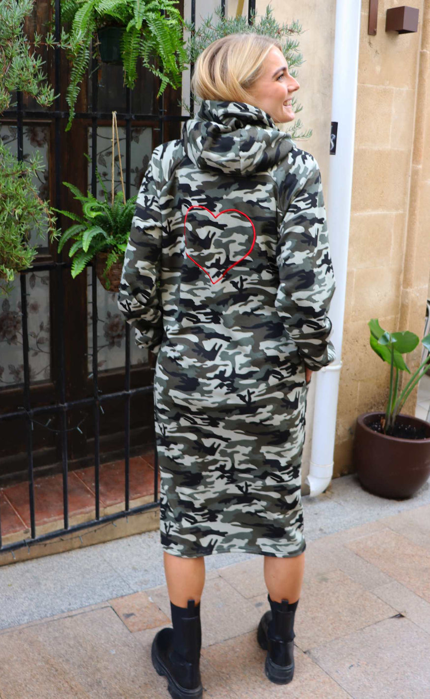 Liberte Kjole - Sue Long - Camo
