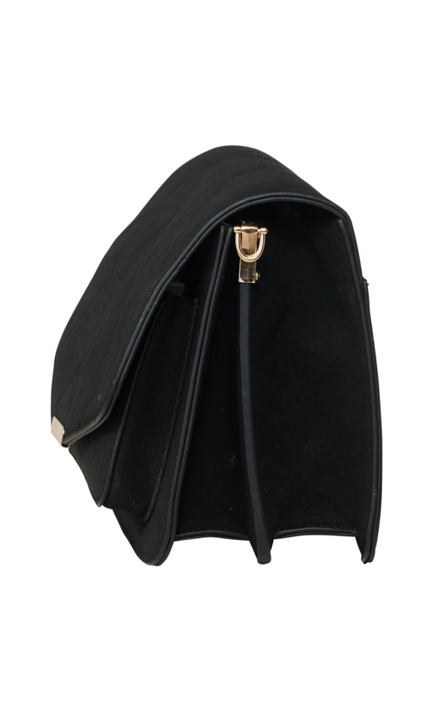 Noella Veske - Blanca Multi Compartment - Black Suede