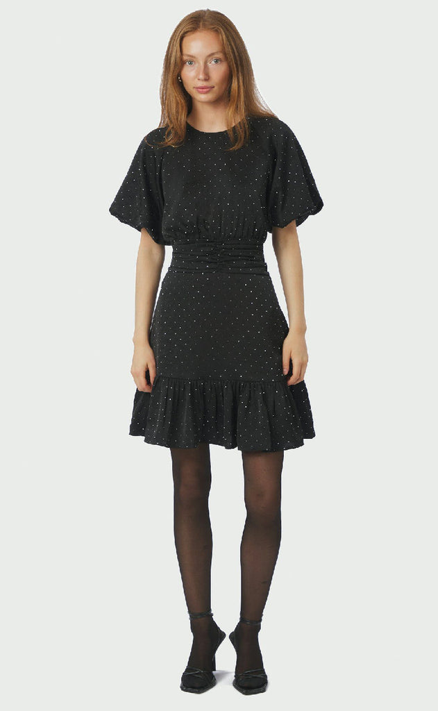 Neo Noir Kjole - Sulli Bedazzled - Black