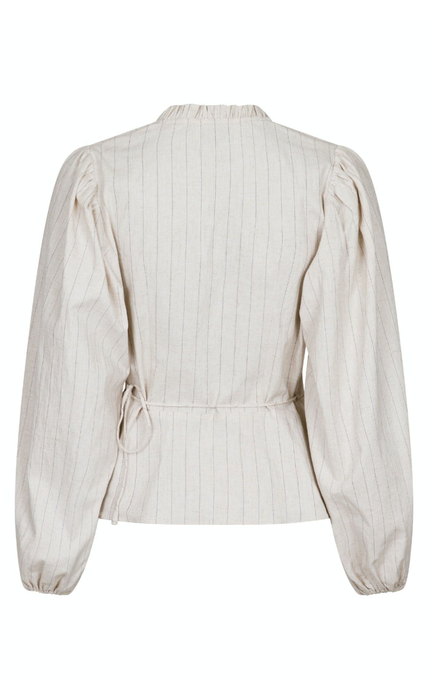 Neo Noir Bluse - Bellia Summer Stripe - Natural