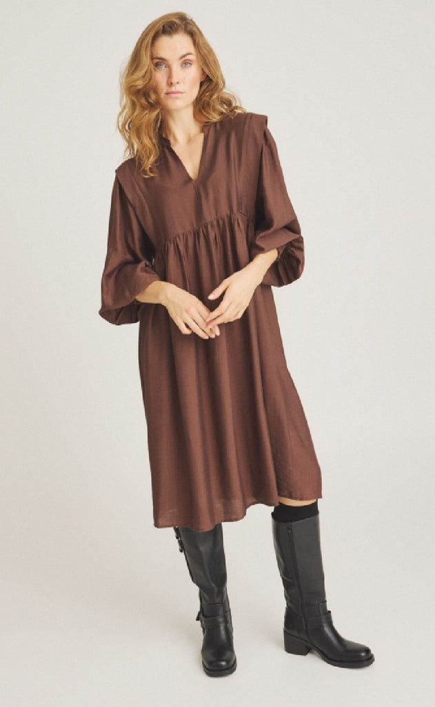 Luxzuz Kjole - Jerica - Suitcase Brown