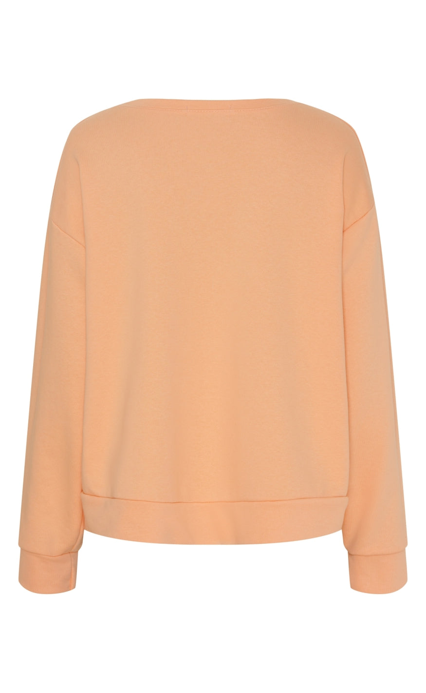 Marta Du Chateau Sweatshirt - 69000 Luciana - Salmone/Siepe Print