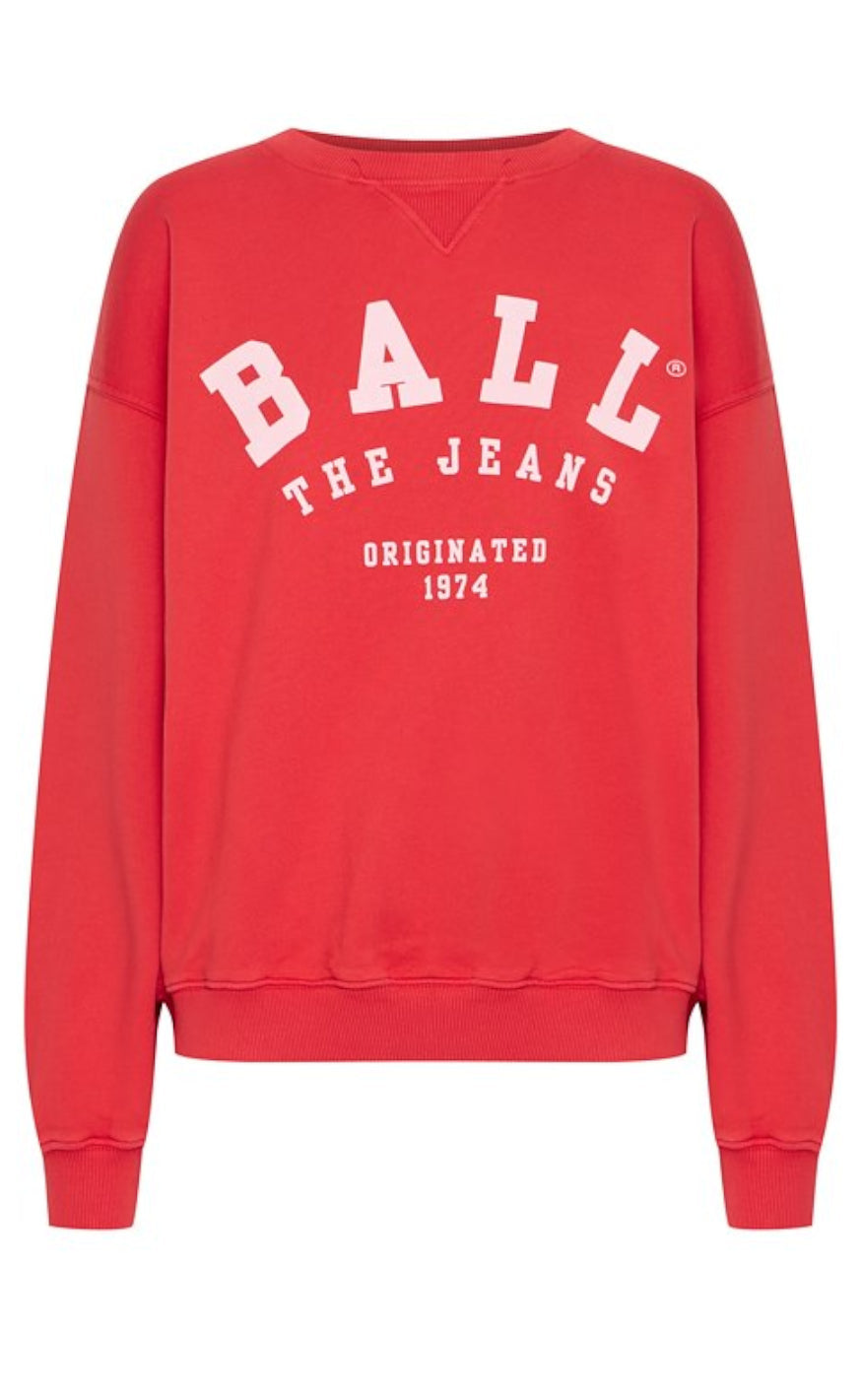 BALL Original Sweatshirt - Maldini - Chinese Red