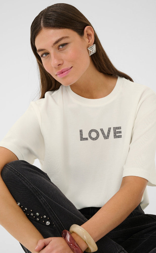 Culture T-shirt - Love - Spring Gardenia