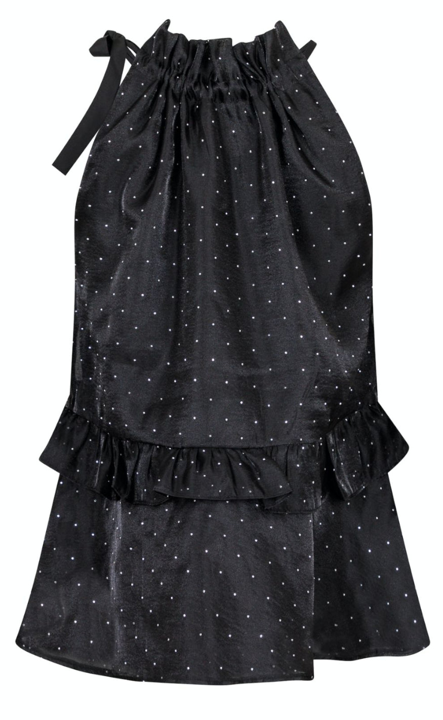 Neo Noir Topp - Margy Bedazzled Topp - Black