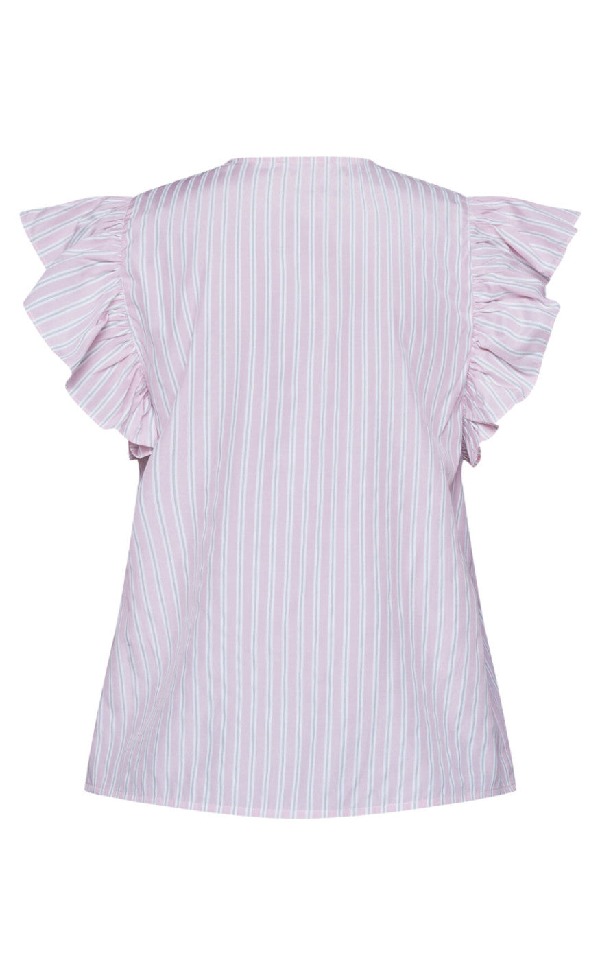 Love & Divine Topp - Love1382 - Baby Pink/Stripe