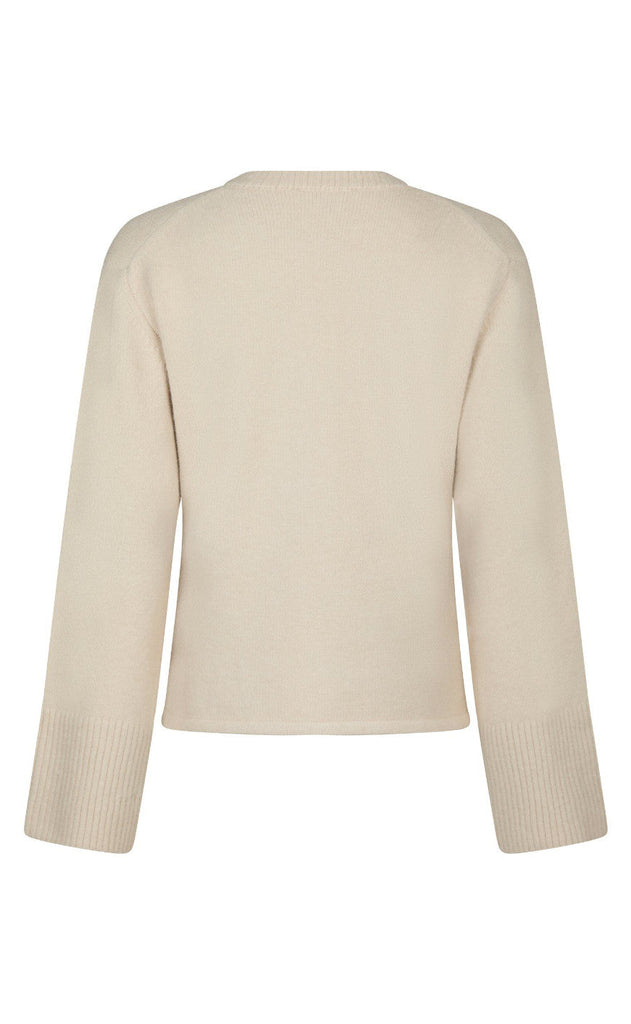 Neo Noir Cardigan - Mixie - Ivory