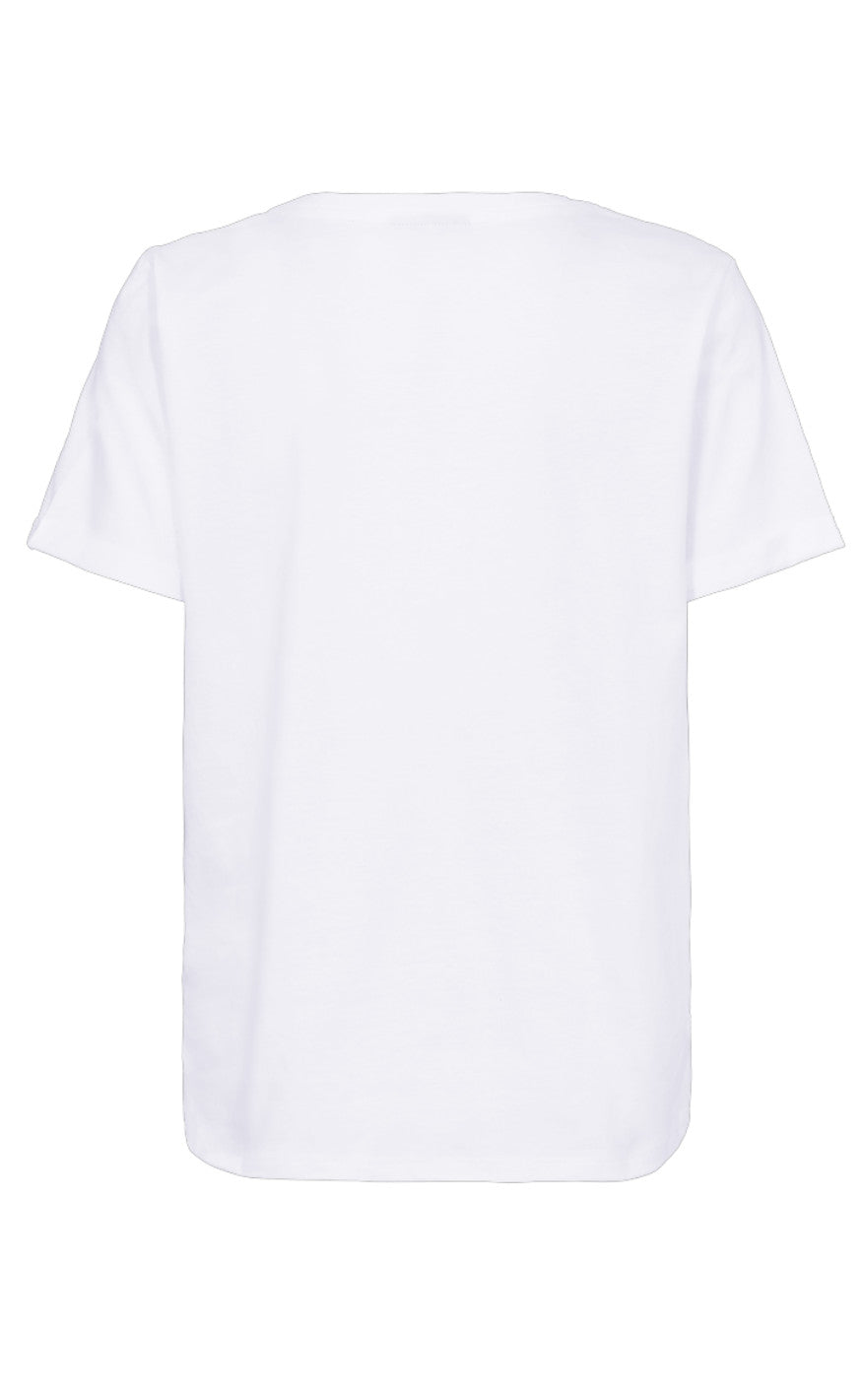 Freequent T-shirt - Hezel - Brilliant White
