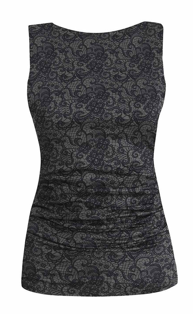 Liberte Topp - Alma Turn - Black Lace