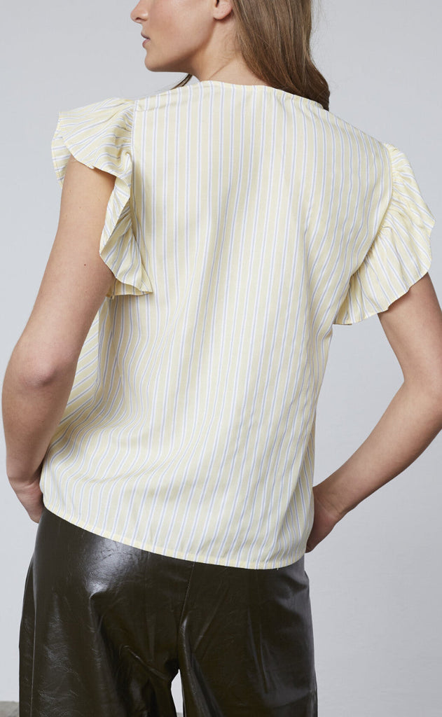 Love & Divine Topp - Love1382 - Banana/Stripe