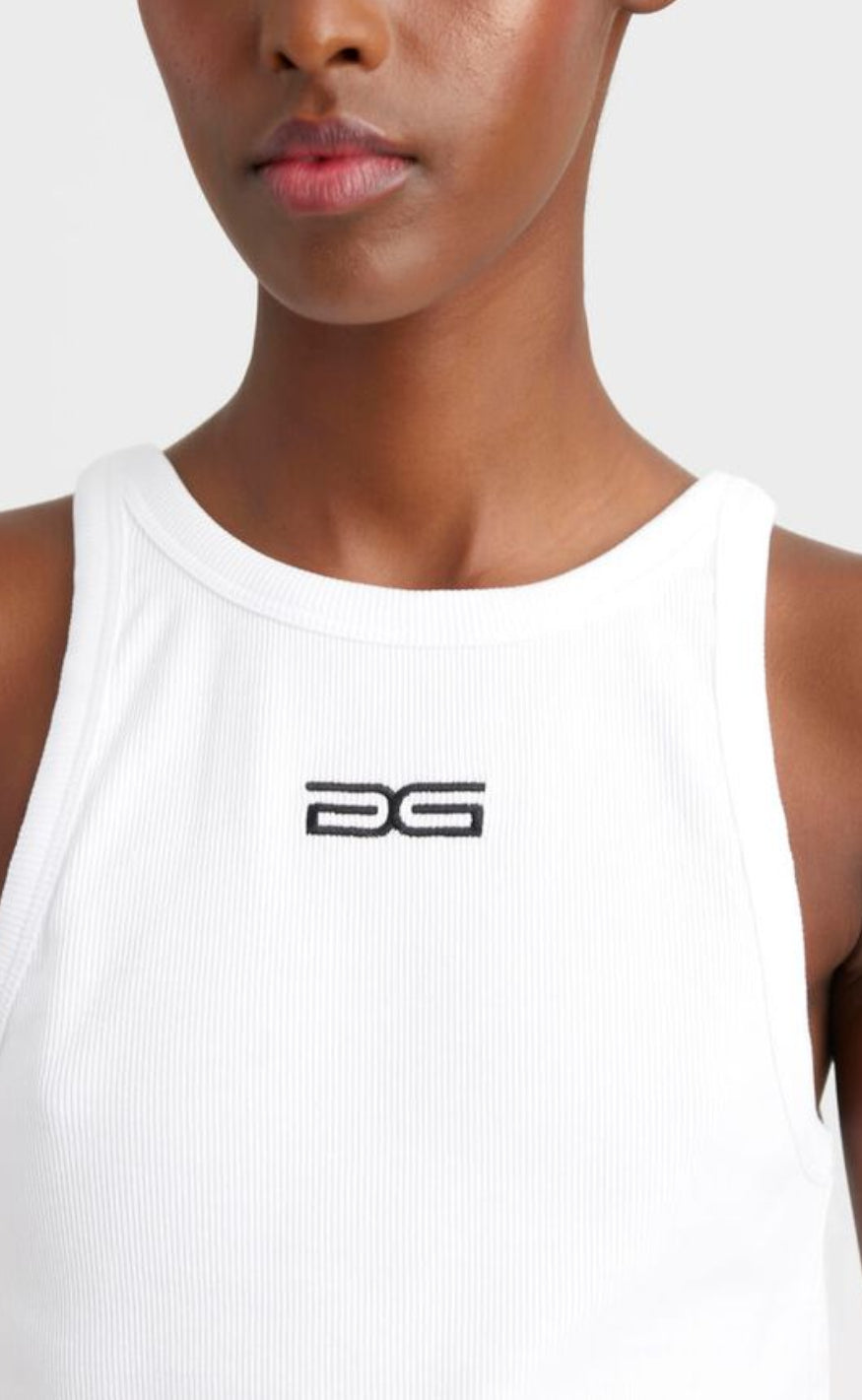 Gestuz Topp - Drew Logo - Bright White