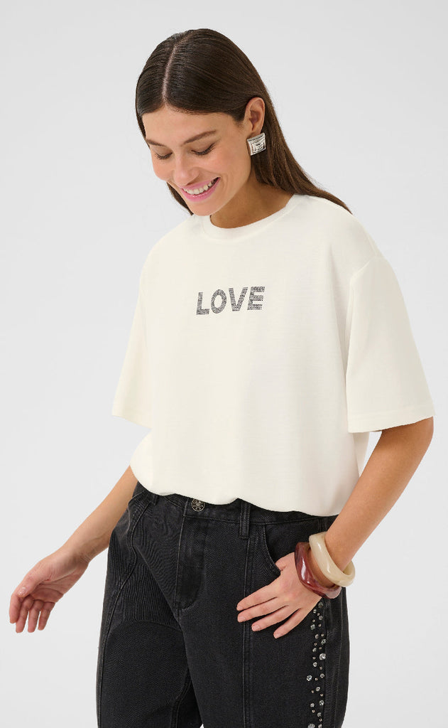 Culture T-shirt - Love - Spring Gardenia