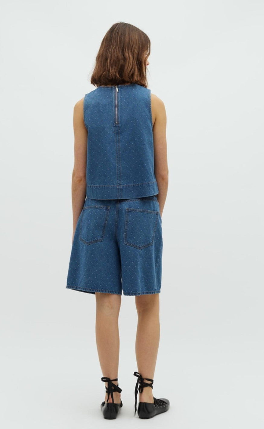 Global Funk Topp - Rihne-G - Midt Blue Dot