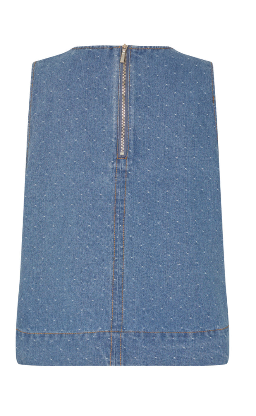 Global Funk Topp - Rihne-G - Midt Blue Dot