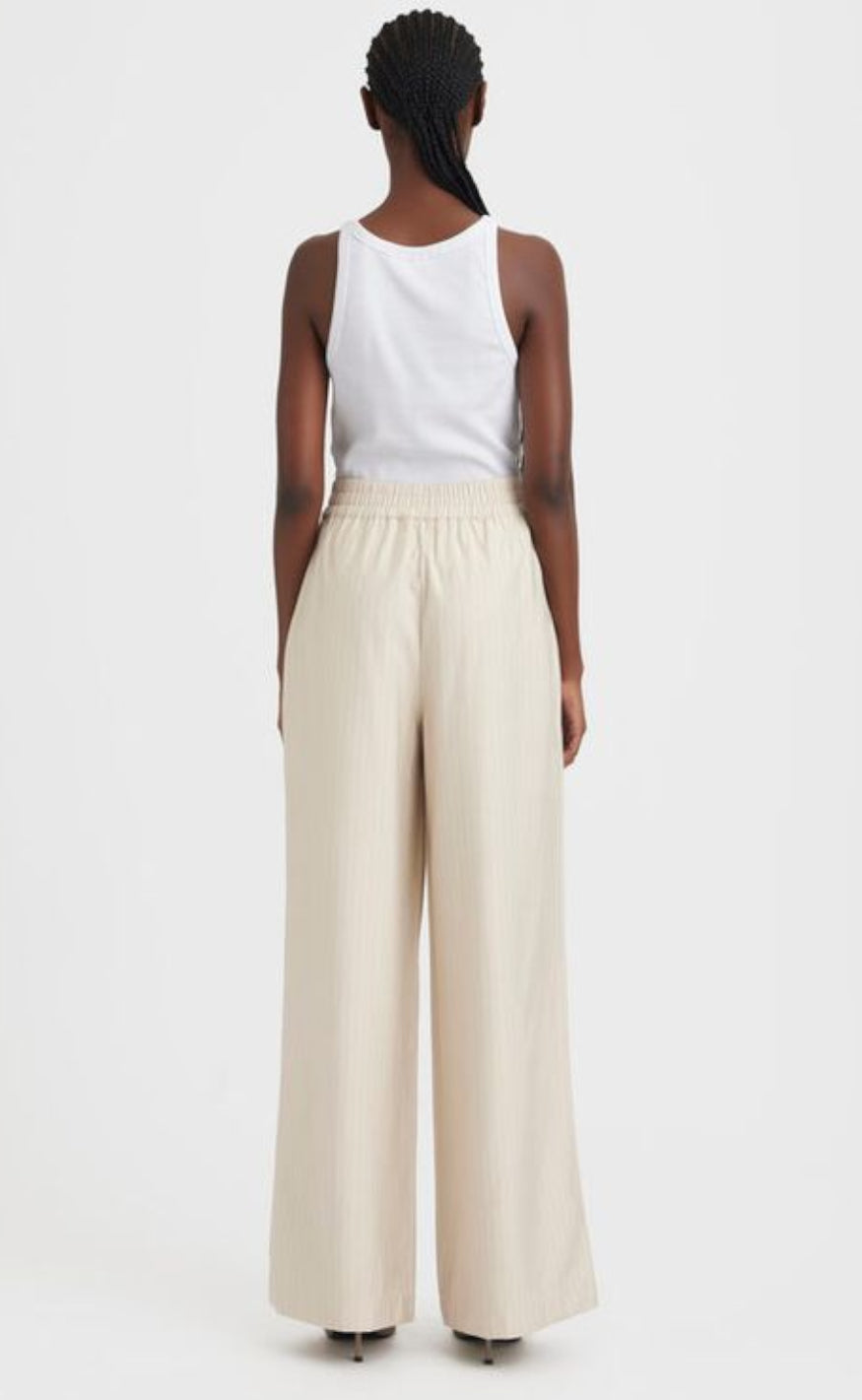 Gestuz Topp - Drew Logo - Bright White